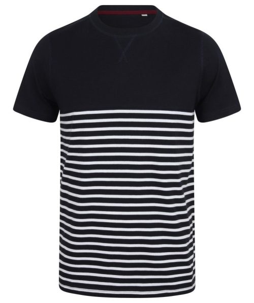 Short Sleeve Breton T FR135 – Front Row in Navy/White