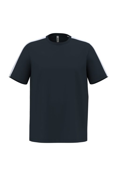 Zweifarbiges Unisex-Teamwear T-Shirt PA4055 – Proact in Navy / White