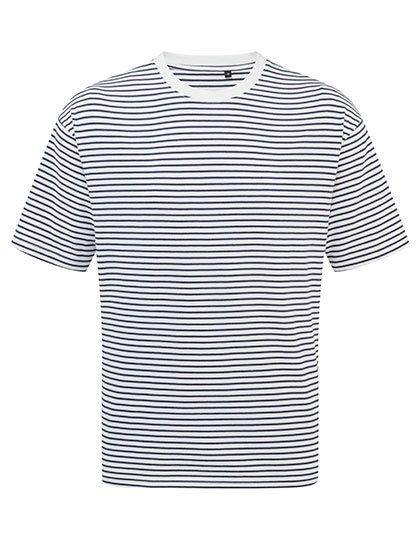Utility 2.0 Oversized T-Shirt – Premier Workwear in Navy-White Stripe