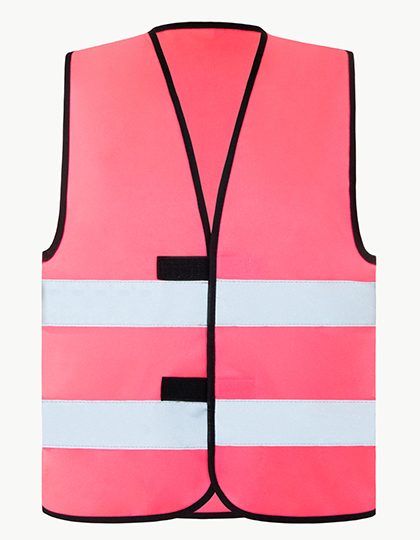 Safety Vest "wolfsburg" - Black Hem – Korntex in Neon Green