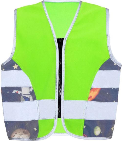 Kinder Warnweste ACTION – Korntex in Neon Green/Ufo