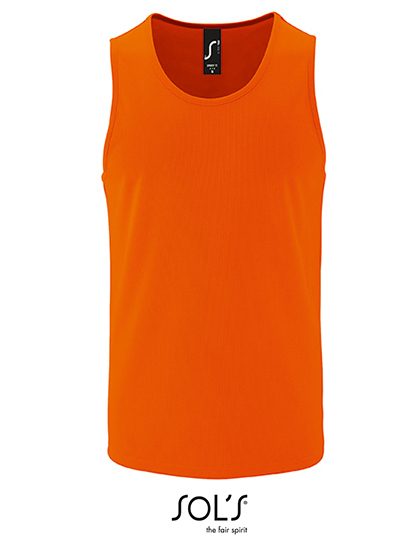 Men´s Sports Tank Top Sporty – SOL´S in Neon Orange