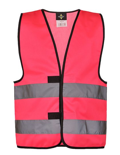 Kids´ Hi-Vis Safety Vest Aarhus – Korntex in Neon Pink