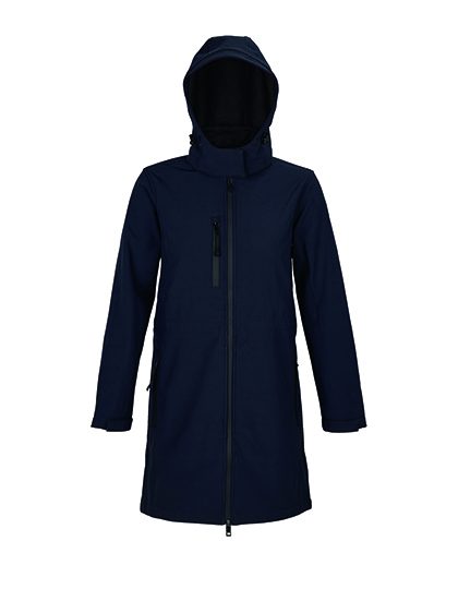 Women´s Long Softshell Coat Achille – NEOBLU in Night
