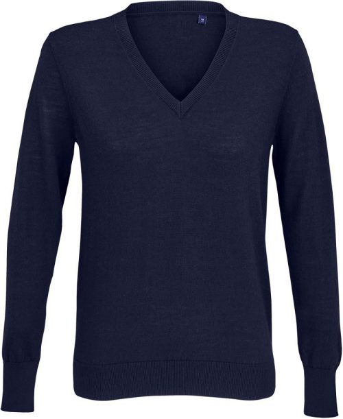 Damen V-Ausschnitt Pullover Sullivan Women – NEOBLU in Night Blue