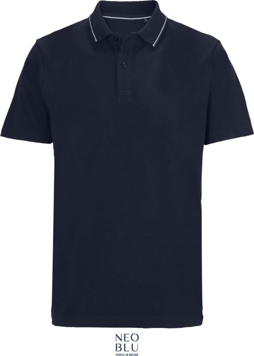 Schweres Unisex Piqué Polo Orel – NEOBLU in Night Blue