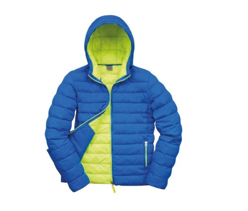Herren Steppjacke "Snow Bird" R 194M – Result in Ocean Blue / Lime Punch