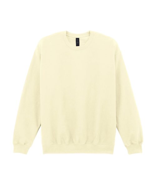 Softstyle® Midweight Fleece Adult Crewneck Sweatshirt – Gildan in Off White