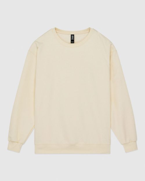 Hammer Maxweight Adult Crewneck Sweatshirt – Gildan in Off White