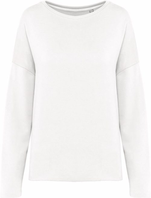 Damen Oversize Sweater K 471 – Kariban in Off White