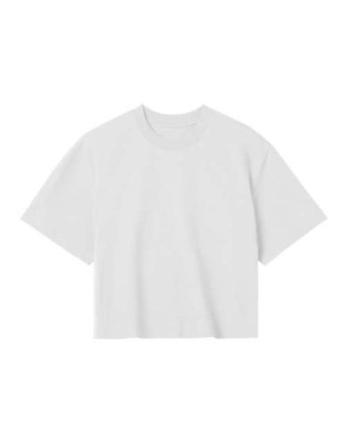 Womens Crop Top – True Blanks in Off White
