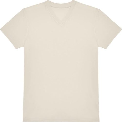 V-Ausschnitt T-Shirt #E150 V – B&C in Off White