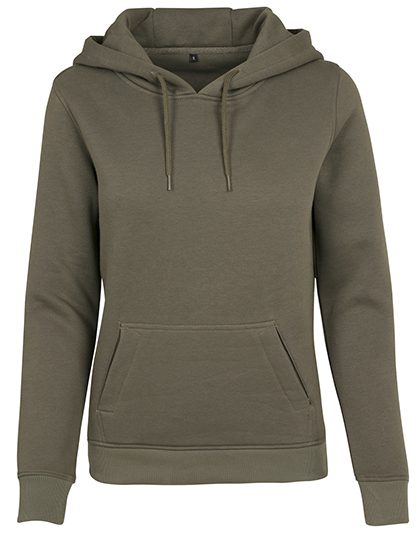Schwerer Damen Kapuzen Sweater BY 026 – Build your Brand in Olive
