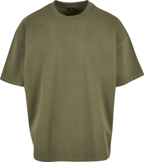 Schweres Oversize Box T-Shirt BY 163 – Build your Brand in Olive