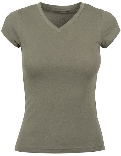 Ladies´ Basic Tee – Build Your Brand in Olive