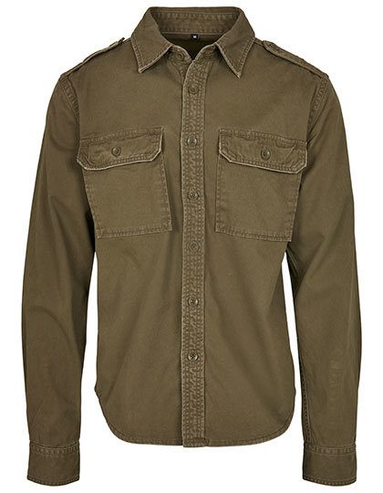 Vintage Shirt Long Sleeve – Build Your Brandit in Olive