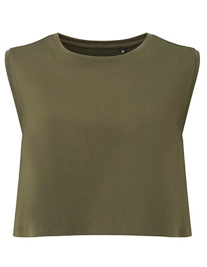 Women´s TriDri® Organic Crop Tank – TriDri® in Olive