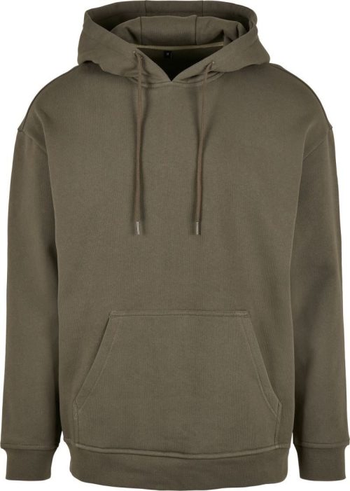 Schwerer Oversize Kapuzen Sweater BB 006 – Build your Brand in Olive