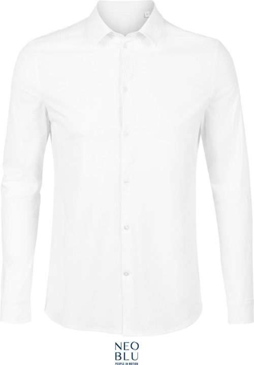 Hemd langarm Balthazar Men – NEOBLU in Optic White