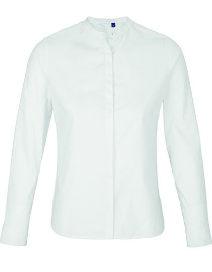 Women´s Mao Collar Shirt Bart – NEOBLU in Optic White