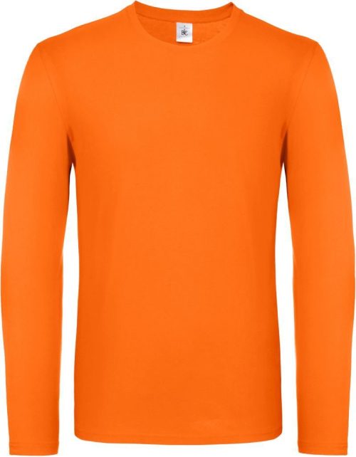 T-Shirt langarm #E150 LSL – B&C in Orange