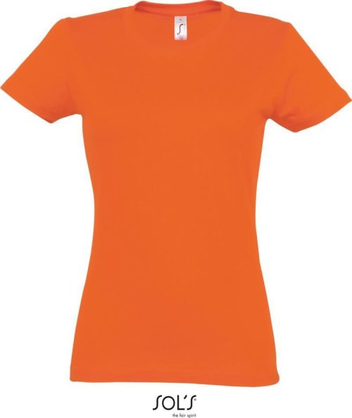Schweres Damen T-Shirt Imperial Women – SOL'S in Orange