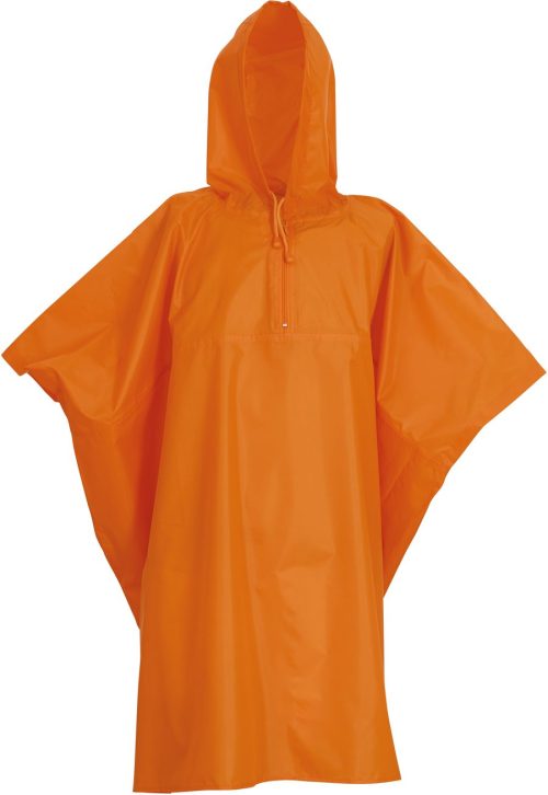 Lightweight poncho HVS470 – Yoko in Orange