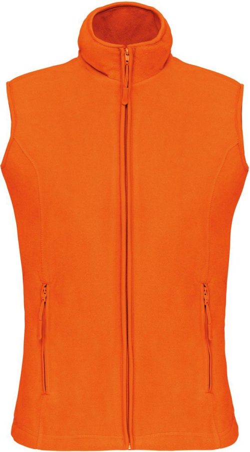 Damen Microfleece Gilet "Melodie" K 906 – Kariban in Orange
