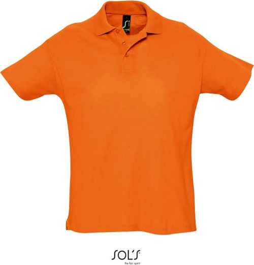 Piqué Polo Summer II – SOL'S in Orange