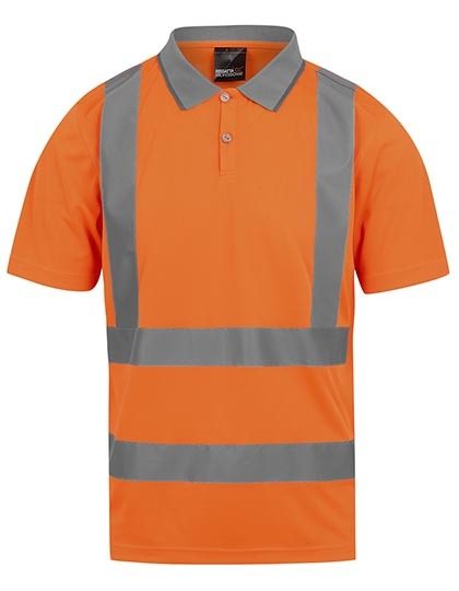 Pro Contract Hi-Vis Polo – Regatta High Visibility in Orange