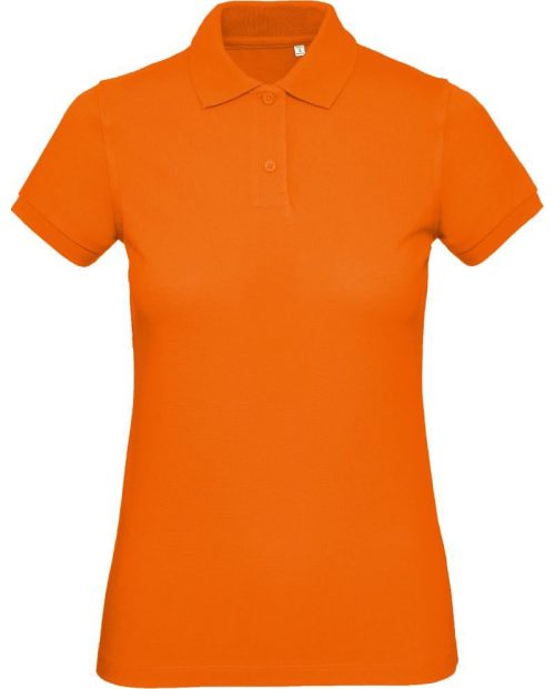Damen Bio Piqué Polo Inspire Polo /women_° – B&C in Orange