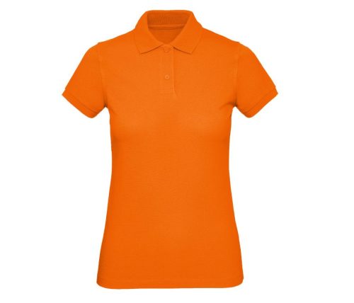 Ladies' organic polo shirt PW440 – B&C in Orange