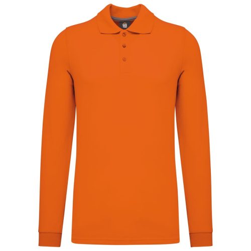 Polohemd mit langen Ärmeln WK276 – WK in Orange