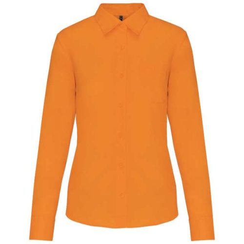 Jessica - Ladies' Long-Sleeved Shirt – Kariban in Orange
