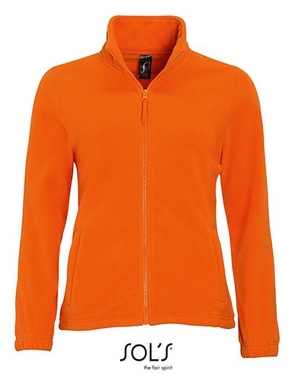 Women´s Fleece Jacket North – SOL´S in Orange