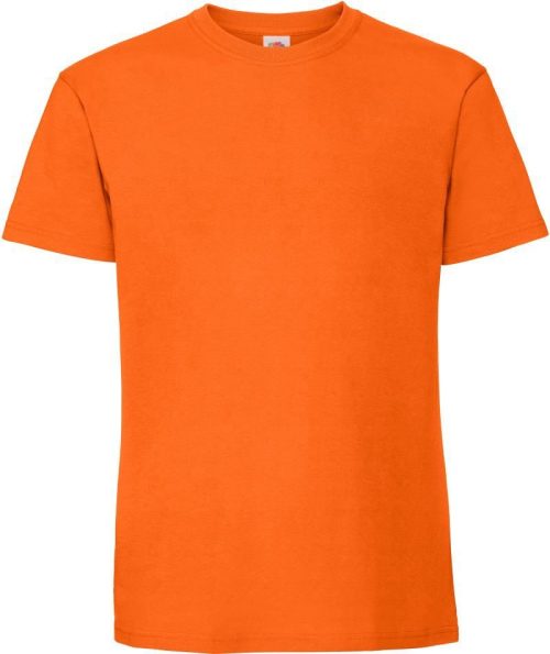 Schweres Herren T-Shirt Iconic 195 T – Fruit of the Loom in Orange