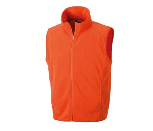 Mikrofleece-Gilet R116X – Result in Orange