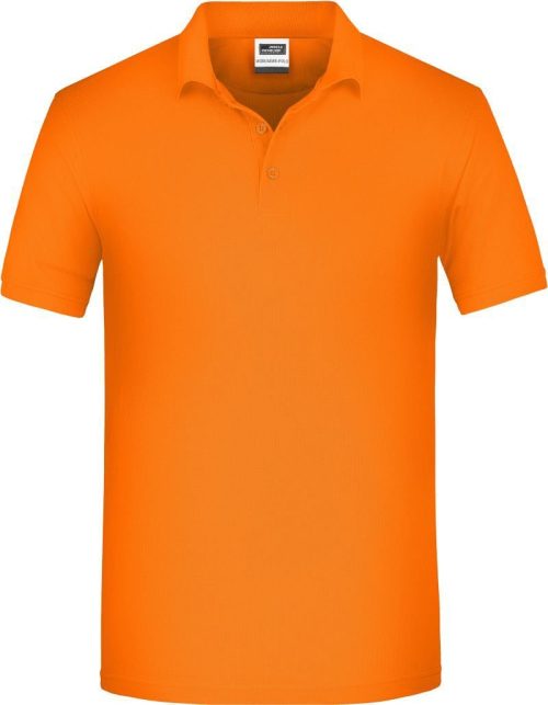 Herren Bio Piqué Workwear Polo JN 874 – Daiber in Orange