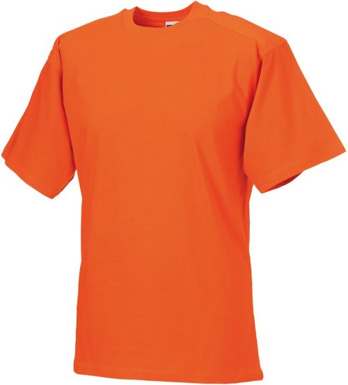 Workwear Crew Neck T-Shirt R-010M-0 – Russell in Orange