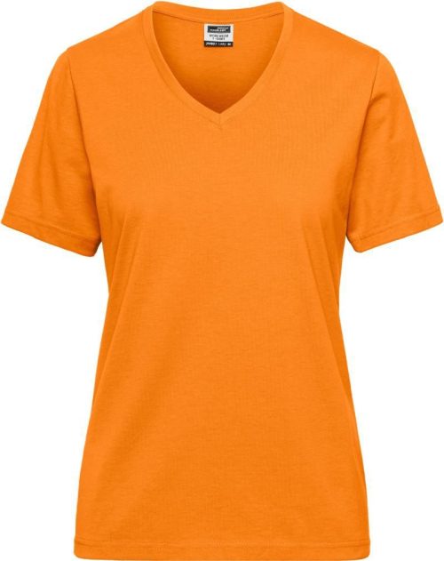 Damen Bio Workwear T-Shirt - Solid JN 1807 – Daiber in Orange
