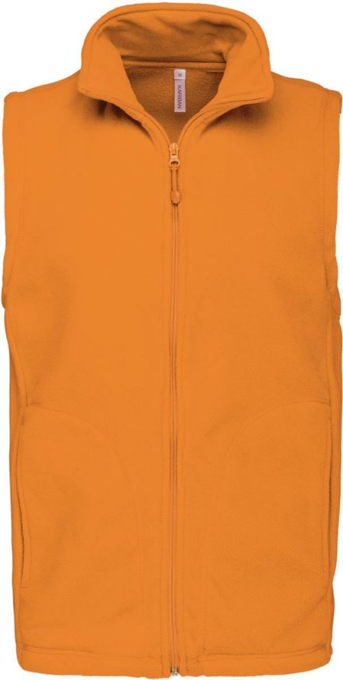 Microfleece Gilet "Luca" K 913 – Kariban in Orange