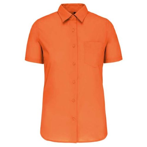 Judith - Ladies' Short-Sleeved Shirt – Kariban in Orange