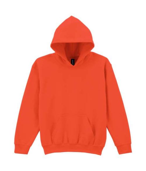 Heavy Blend™ Youth Hooded Sweatshirt – Gildan in Orange
