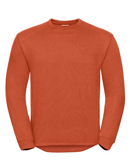 Heavy Duty Workwear Sweatshirt – Russell Athletic in Orange