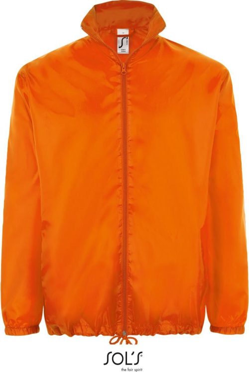 Unisex Windbreaker Shift – SOL'S in Orange