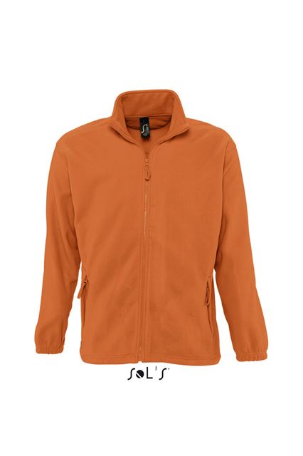 Sol's North Men - Zipped Fleece Jacket – SOL'S in Orange