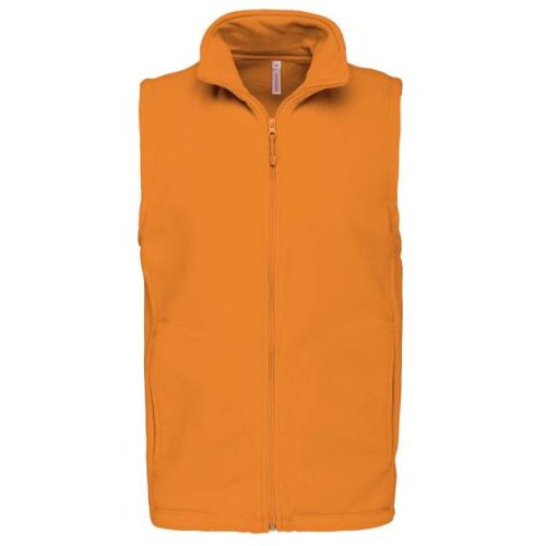 Luca - Men's Microfleece Gilet – Kariban in Orange