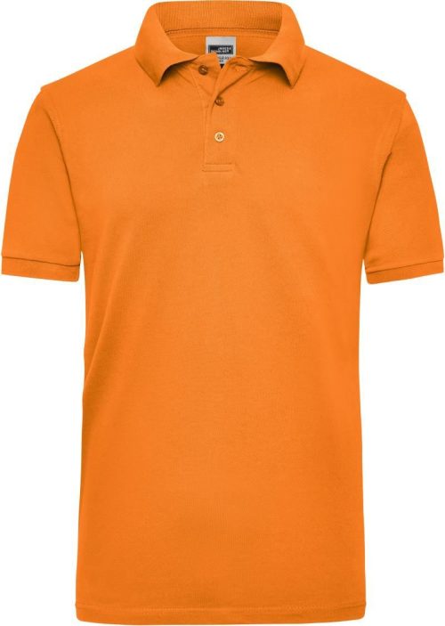 Schweres Herren Workwear Piqué Polo JN 801 – Daiber in Orange