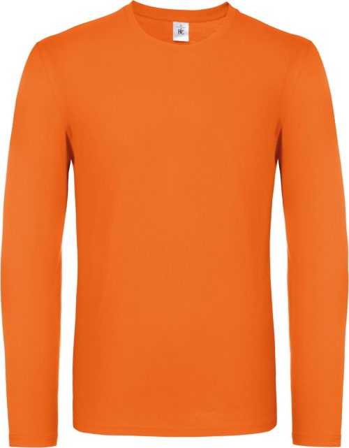 Herren-Langarmshirt #E150 TU05T – B&C in Orange