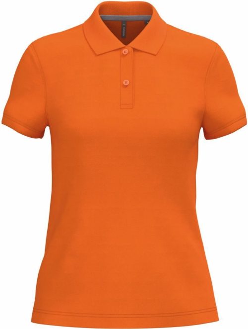 Damen Piqué Polo K 242 – Kariban in Orange